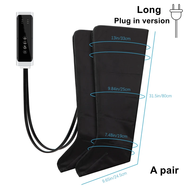 Long boots: dimensions