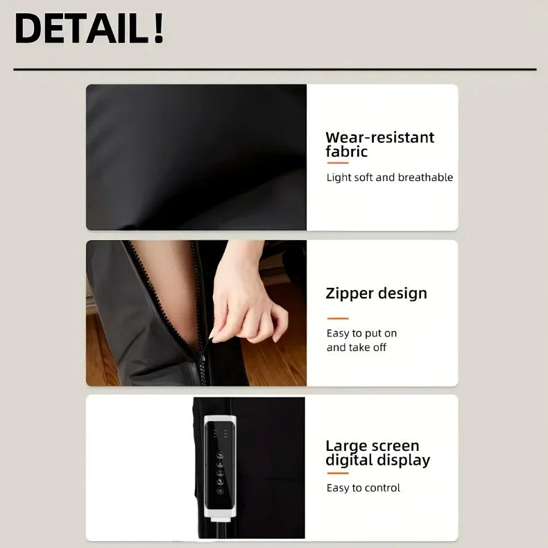 Fabric, zipper and the remote display