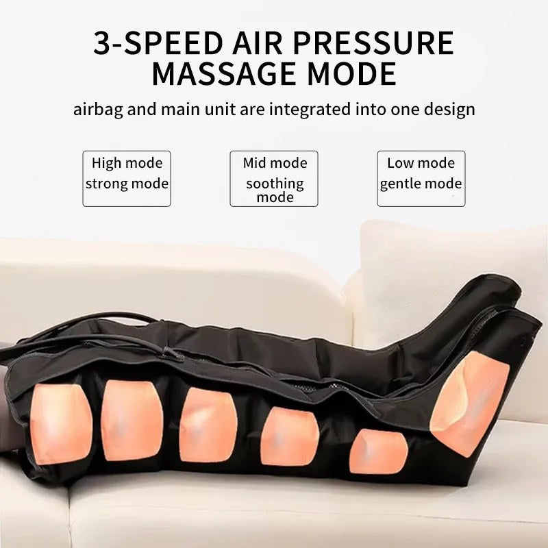 Air chambers along the whole leg