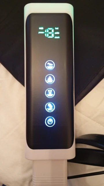 Customer close-up photo of the remote display